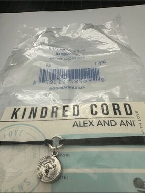 Alex and Ani Surfer Kindred Cord Bracelet with Silver Charm